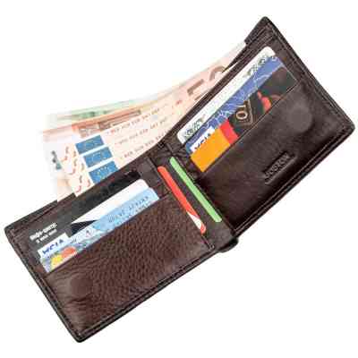 Кошелек Boston Кожаный Коричневый (18829) Винница