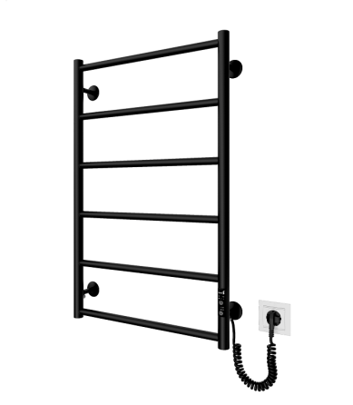Электрический полотенцесушитель Mario Классик F HP-I 800x530 TR К таймер-регулятор, черный мат Киев