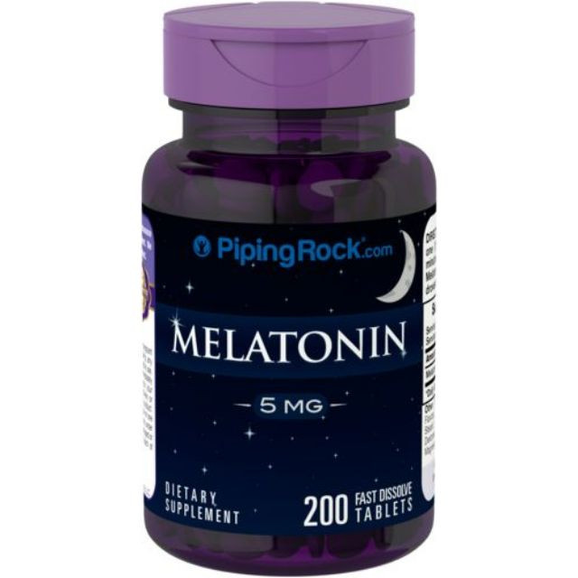 Мелатонін Piping Rock Melatonin Fast Dissolve 5 mg 200 Fast Dissolve Tablets Луцьк - фото 1