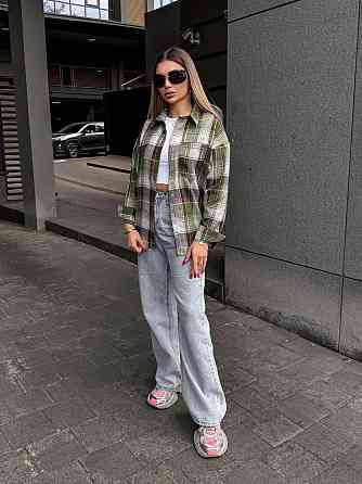 Жіноча сорочка в клітинку ( з накатом) Одеса