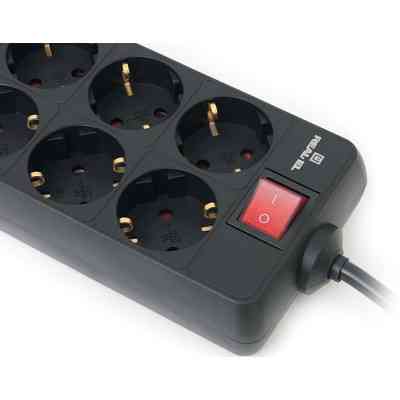 Мережевий фільтр живлення REAL-EL RS-8 Protect 5m, black (EL122300024) Вінниця
