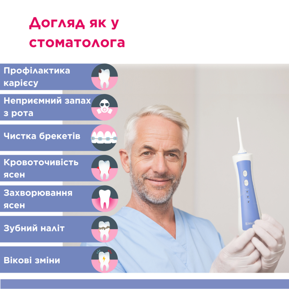 Портативний іригатор для порожнини рота PRO-911 Дніпро - фото 7