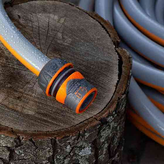 Конектор 1⁄2" швидкознімний для шланга 3⁄4" із замком (ABS+TPR) FLORA (5015484) Київ