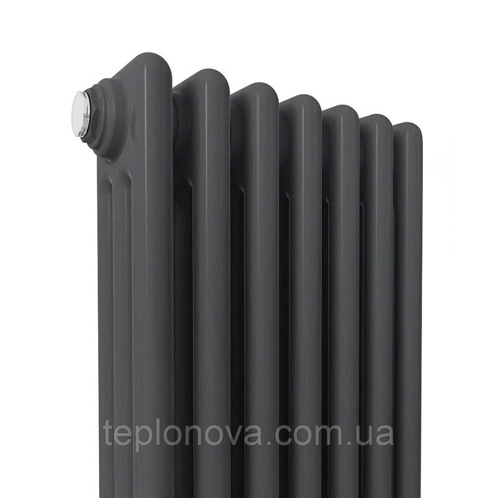 Дизайнерський радіатор 1800/335 (мм) чорний мат IDEALE VIOLA (бічне підключення) 13 7/1800/335 Чернівці - фото 4