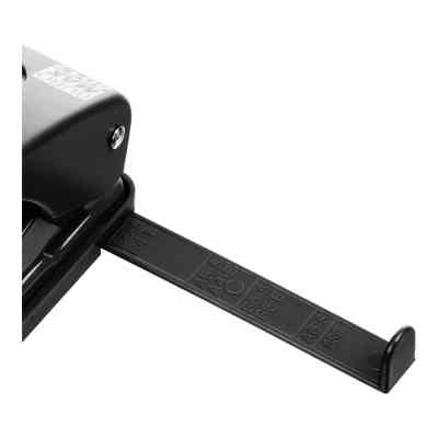 Дырокол Buromax пластиковый, до 20 листов, 120 х 82 х 53 мм, черный (BM.4017-01) Винница