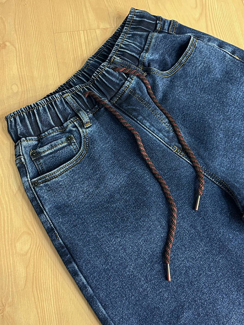 Джинси жіночі Vanver 8335 утеплені на флісі MOM з резинкою на талії сині, синій, З2, 32, 92 см, 116 см Київ - фото 20