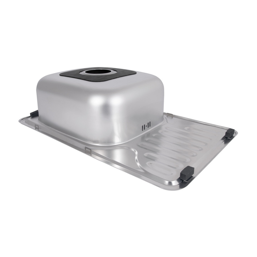 Кухонная мойка Brinex 6642 0,8 мм Satin (BRIN6642SAT08) Киев - изображение 5