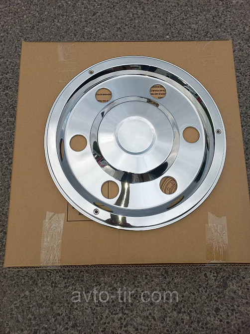 Колпак колеса задний 17,5 нержавейка  Колпак колеса прямой R17,5 нержавейка Луцк - изображение 1