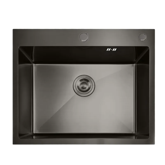 Мийка Mixxus MH5843 Graphite з нержавіючої сталі, колір графіт (3.0/0.8) MX1931 Харків