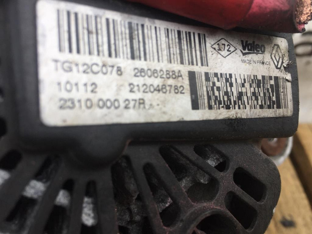 Генератор Renault Scenic III 1.5 dci 2009-2016 (231000027R) Ковель - изображение 1