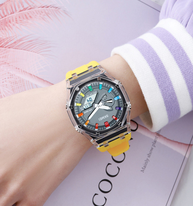 Skmei 2100YL Yellow SALE SBR Киев - изображение 3