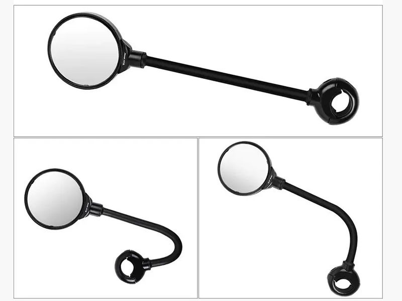 Зеркало велосипедное на руль гибкое Feel Fit Черное Бровары - изображение 6