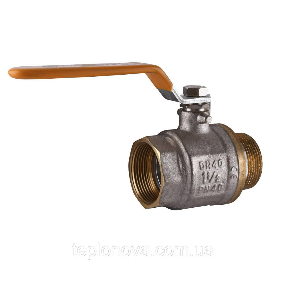 Кран кульовий прямий SOLOMON 1 1/2" НВ ЖР PN40 В1002FM Чернівці - фото 1