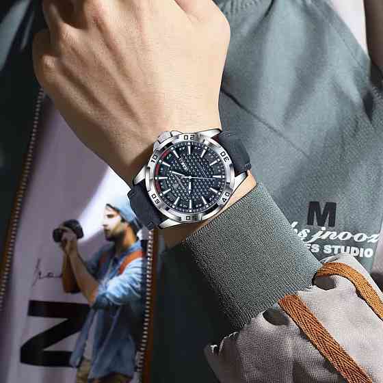 Часы мужские наручные кварцевые Poedagar Gambit Синий Киев