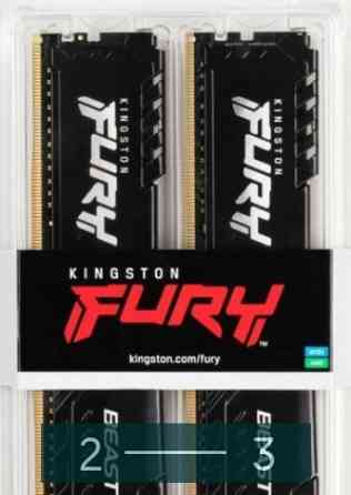 Модули памяти ОЗУ Kingston FURY Beast DDR4 32Gb. 2x16Gb. 3200 / KF432C16BB1K2 / 32 . Харьков