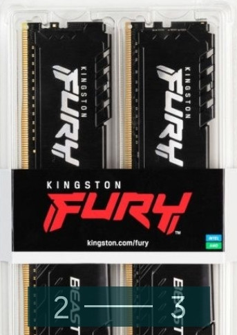 Модулі пам'яті ОЗП Kingston FURY Beast DDR4 32Gb. 2x16Gb. 3200 / KF432C16BB1K2 / 32 . Харків - фото 2