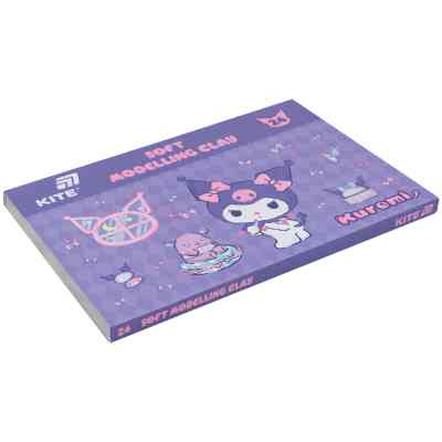 Пластилин Kite Kuromi восковий, 24 кольори, 480 г (HK24-089) Винница