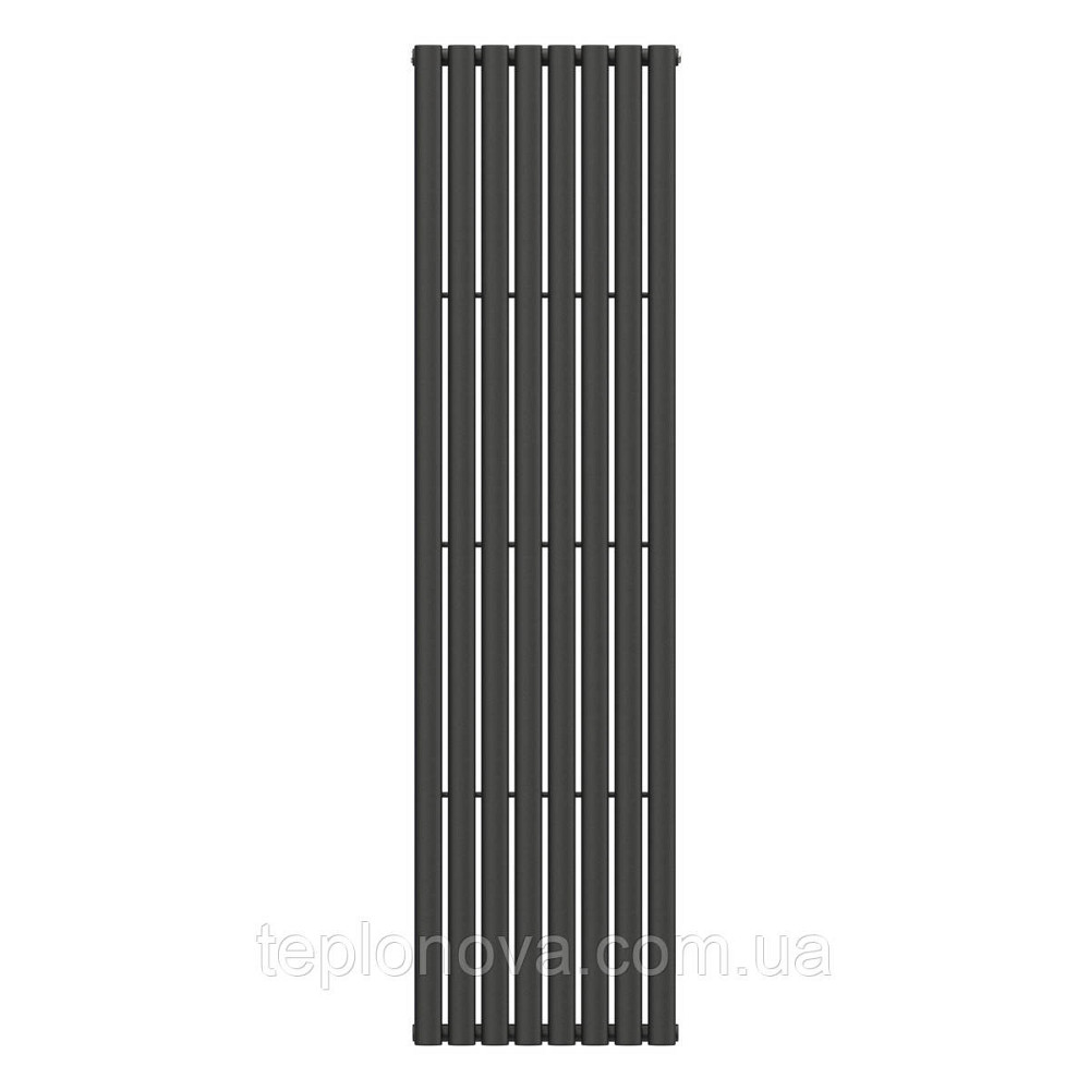 Вертикальный радиатор Ellipse 480х1800-8, anticor, черный муар Черновцы - изображение 1