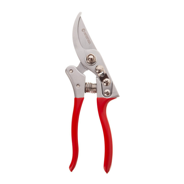 Секатор, професійний, 200 мм, лезо: SK5, різ: Ø 10 мм, алюмінієва рукоятка INTERTOOL FT-1014 Київ - фото 2