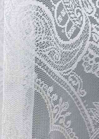Тюль VR-Textil 1982т Жакард Білий 400х270 см (42-1006) Київ