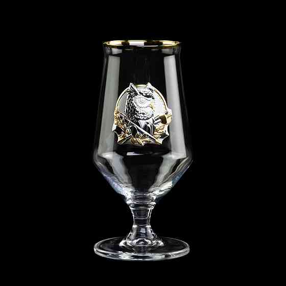 Набір для пива “SENATOR” 6 келихів 470 мл, кришталь, золото Рівне