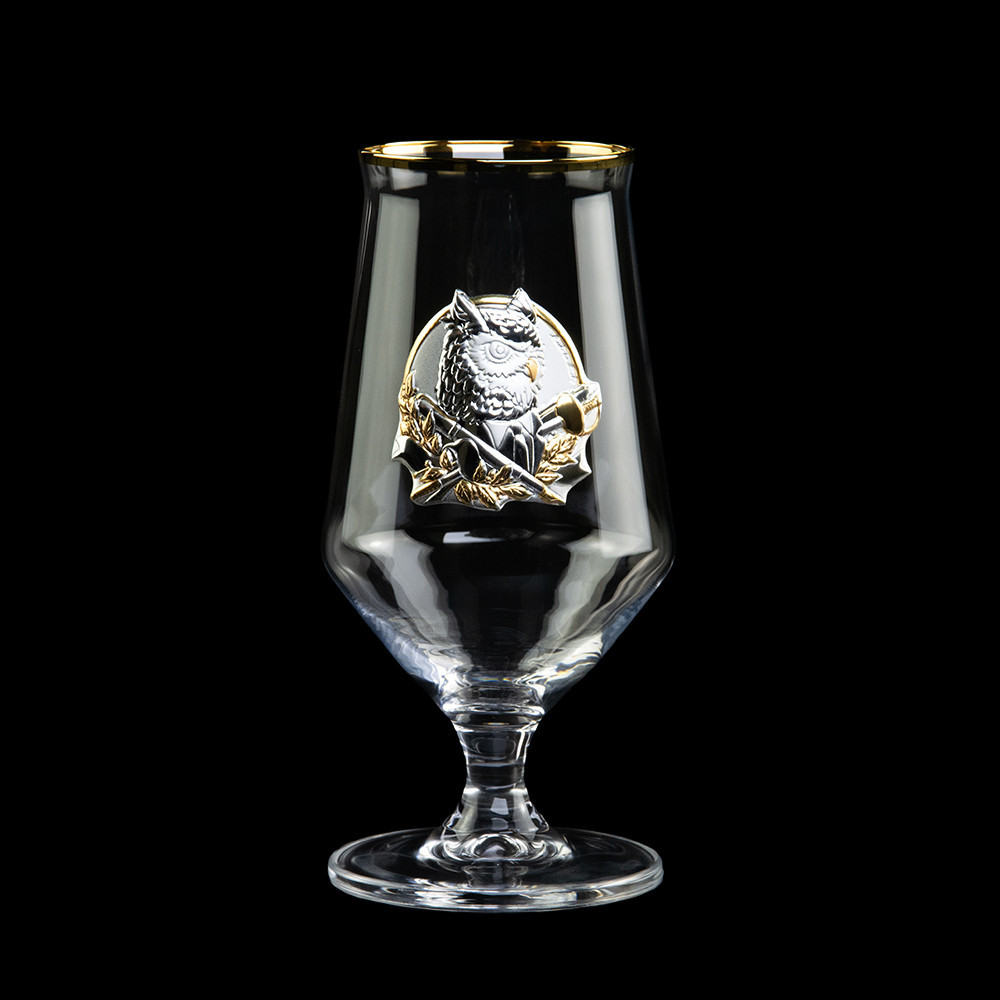 Набір для пива “SENATOR” 6 келихів 470 мл, кришталь, золото Рівне - фото 3