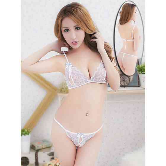 Беспроигрышный сексуальный комплект нижнего белья- Белый - XS/S/M – Эротическое бельё Винница