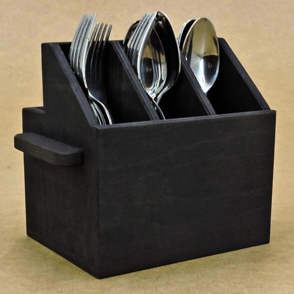 Підставка для столових приладів "Вітелло" венге Миколаїв - фото 1