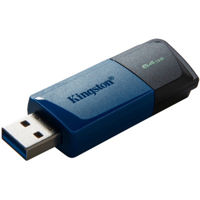 USB флеш накопичувач Kingston 2x64GB DataTraveler Exodia M Black/Blue USB 3.2 (DTXM/64GB-2P) Вінниця - фото 5