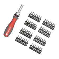 Отвертка с битами 57 шт CrV трещоточная (блистер) Мукачево