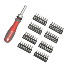 Отвертка с битами 57 шт CrV трещоточная (блистер) Мукачево - изображение 1