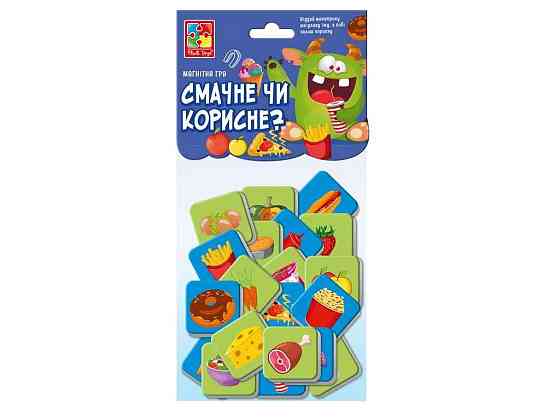 Игра развивающая Вкусное или полезное? магнитная VT5900-06 ТМ VLADI TOYS Киев