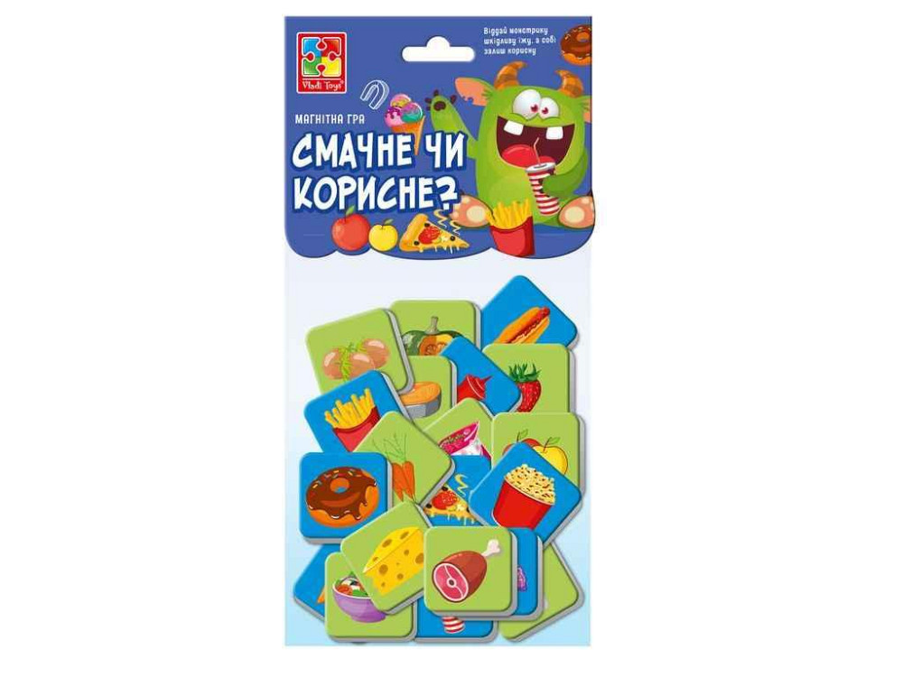 Игра развивающая Вкусное или полезное? магнитная VT5900-06 ТМ VLADI TOYS Киев - изображение 1