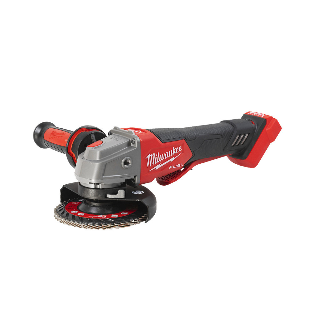 Шлифмашина угловая аккумуляторная MILWAUKEE, M18 FSAGV125XPDB-0X, диаметр 125мм (+ рукоятка, зах. кожух, бескл. гайка, 2 зах. Экран Одесса - изображение 2