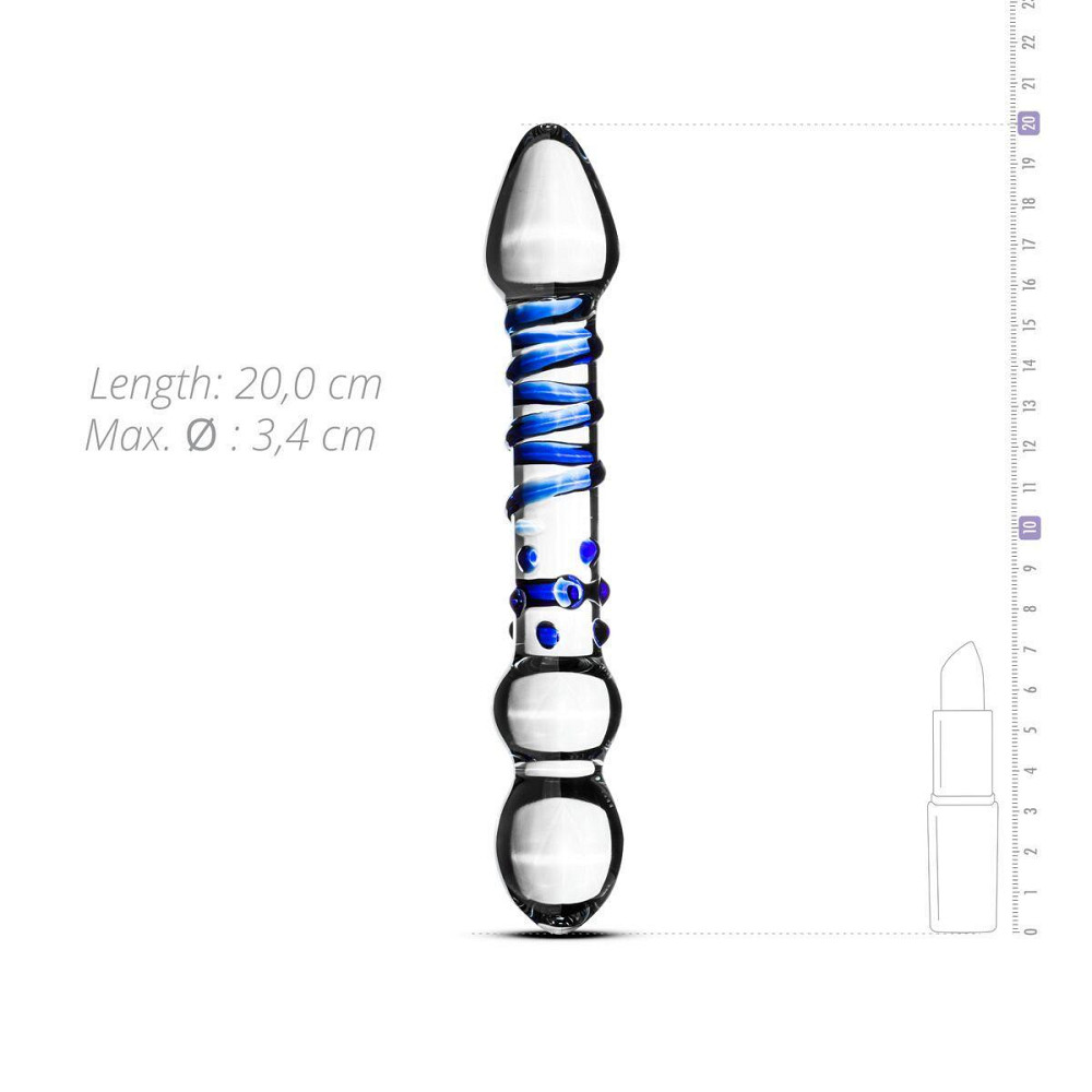 Стеклянный дилдо Gildo Glass Dildo No. 21 Sex Aura Киев - изображение 4