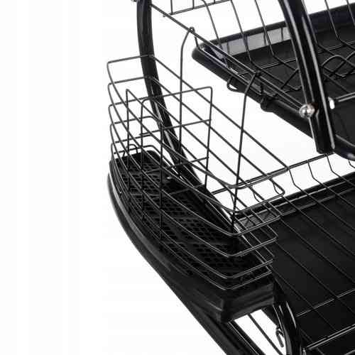 Двухуровневая сушилка металлическая для посуды в стиле лофт Ruhhy (24634) Нововолынск