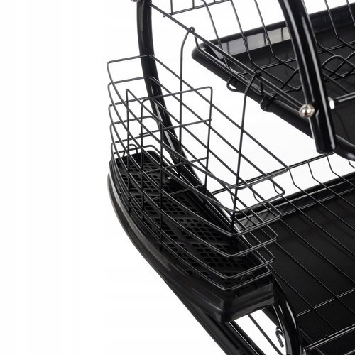 Двухуровневая сушилка металлическая для посуды в стиле лофт Ruhhy (24634) Нововолынск - изображение 6