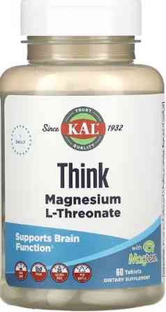 Магний треонат KAL Think Magnesium 2000mg 60 tabs Киев