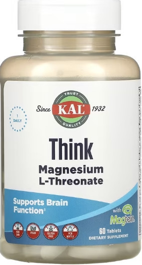 Магний треонат KAL Think Magnesium 2000mg 60 tabs Киев - изображение 1