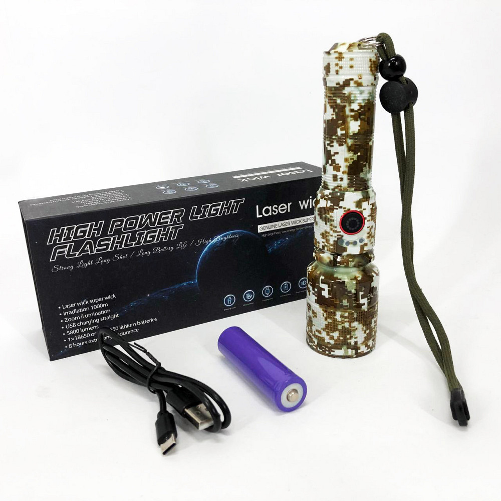 Потужний ліхтар для дому топ-ліхтарик PLD-AK132M, Світлодіодний ліхтар із тривалим часом світіння XY-59 Львів - фото 6