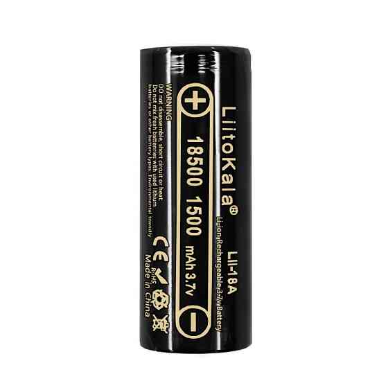 Акумулятор LiitoKala Lii-18A 18500 1500mah battery Киев