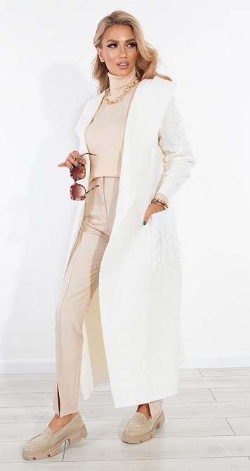 Тёплый кардиган с капюшоном (42-46) Киев - изображение 2