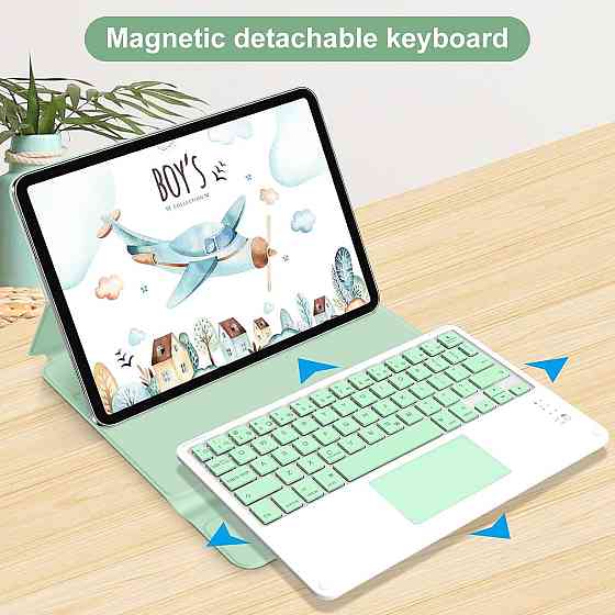 Магнитный чехол GOOJODOQ с клавиатурой для iPad Air 5 2022/Air 4 2020 10.9/iPad 4-го поколения 10.9 / iPad Pro 11 2018 Днепр