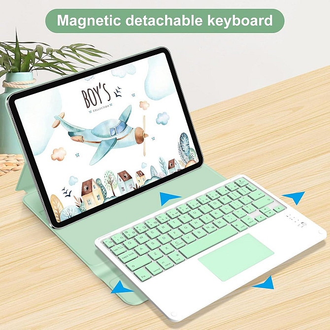 Магнитный чехол GOOJODOQ с клавиатурой для iPad Air 5 2022/Air 4 2020 10.9/iPad 4-го поколения 10.9 / iPad Pro 11 2018 Днепр - изображение 5