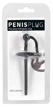 Уретральний стимулятор - Penisplug Piss Play with glans ring Sex Aura Київ