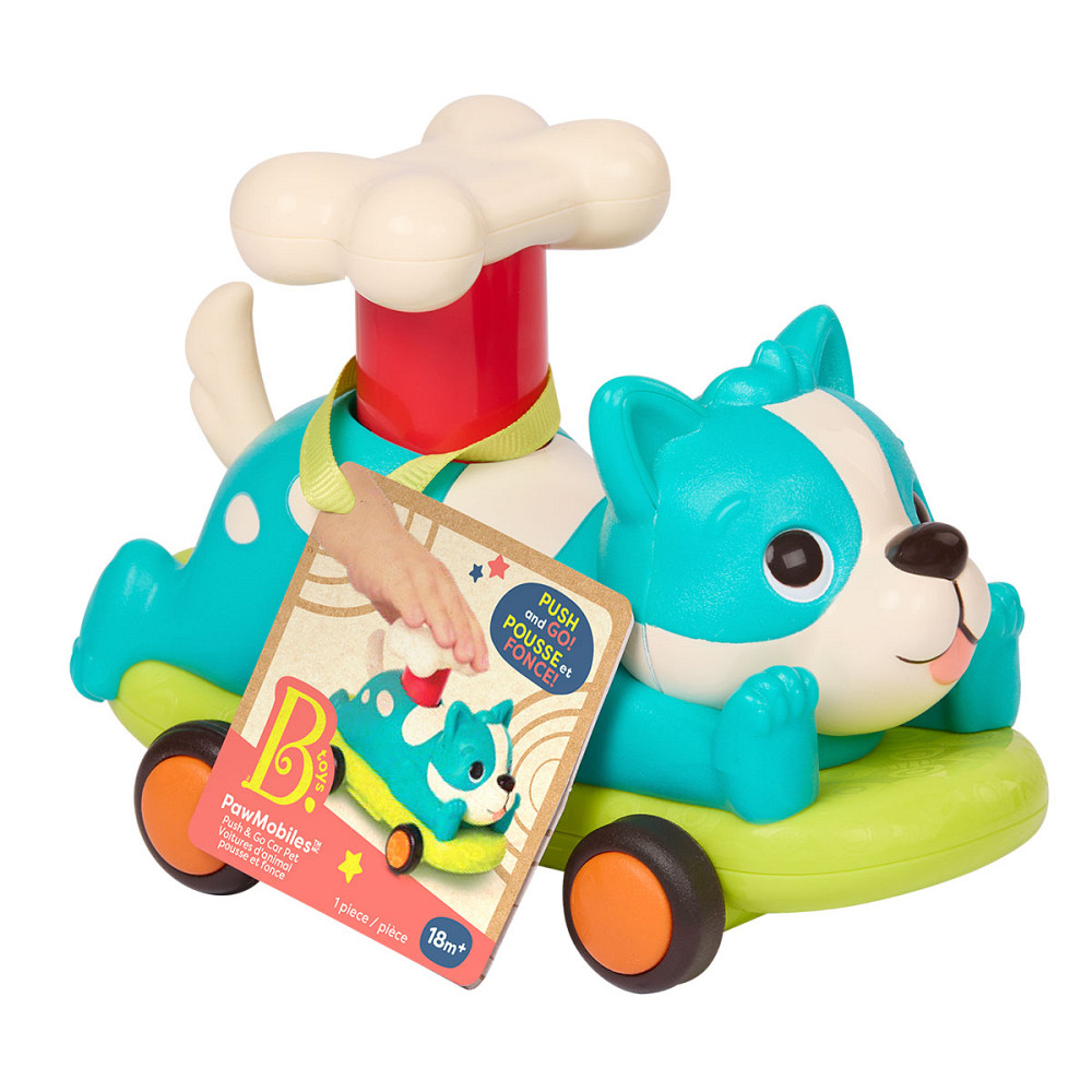 Машинка інерційна серії Лапкомобілі - Песик, колір бірюза Дніпро - фото 8