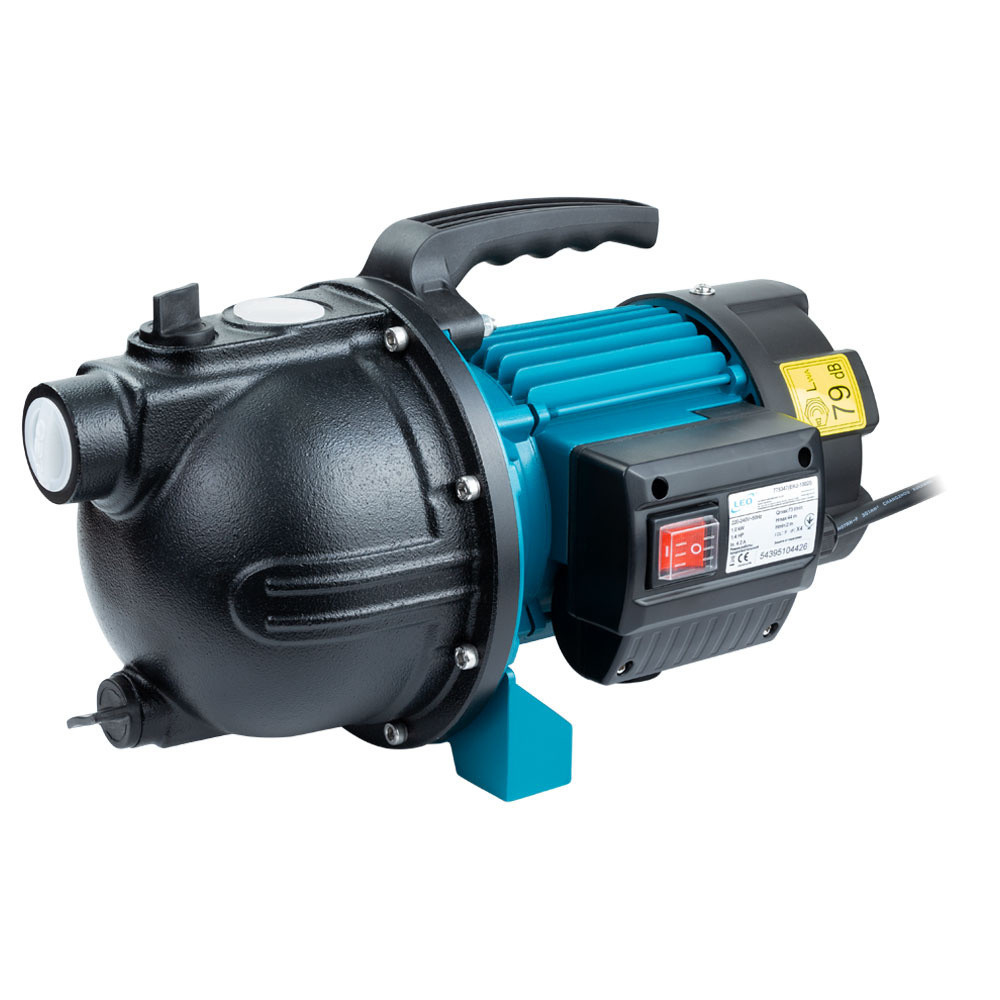 Насос відцентровий самовсмоктуючий 1.0кВт Hmax 44м Qmax 73л/хв LEO EKJ-1002I (775347) Рівне - фото 1