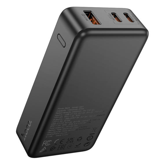 Портативна батарея Power Bank Hoco Q27 10000mAh 33W (Чорний) Вінниця