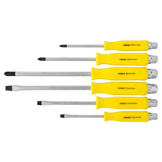 Набор отверток ударных под ключ 6шт CrV SIGMA (4001141) Киев