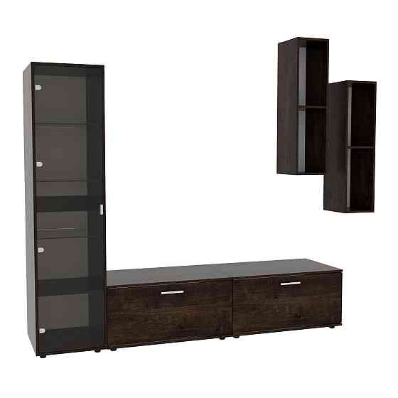 Стенка в гостиную Hugo-2, Дуб Конкордия, 2060х520х1700 Львов